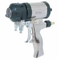 Gusmer Graco Fusion Air and Mechanical Purge Two Component Sprayfoam Gun for Foam or Polyurea / Polyurethane Coatings