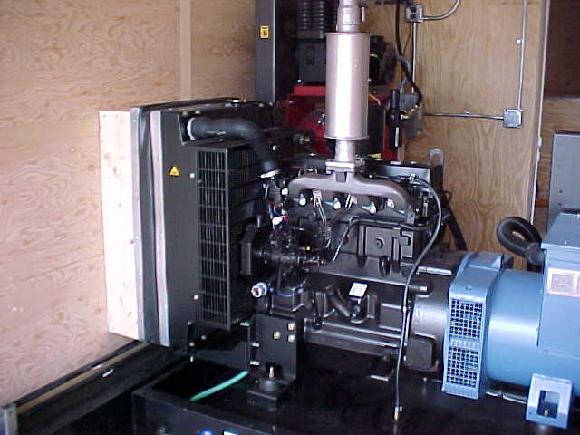 GENERATOR INSTALLED IN FIFTH WHEEL INSULTED TRAILER, THE AIR COMPRESSOR AND DRYER WHICH GENERATE HEAT AND NOISE WOULD ALSO BE INSTALLED IN A COMPARTMENT TO REDUCE HEAT TRANSFER TO PROPORTIONER AREA
